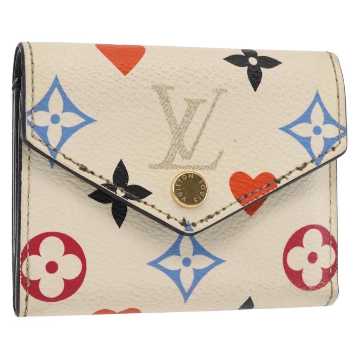 Louis Vuitton x Takashi Murakami Victorine Wallet Monogram Multicolor Coated Canvas, WHITE, CANVAS, Wallets