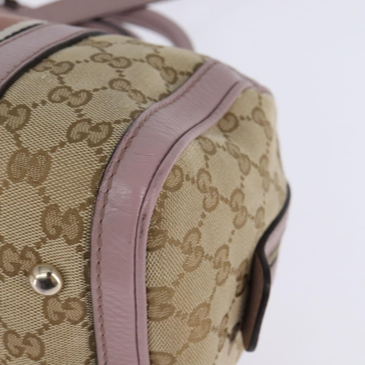 Gucci Vintage Web Boston Bag GG Canvas, BEIGE, CANVAS, Handbag