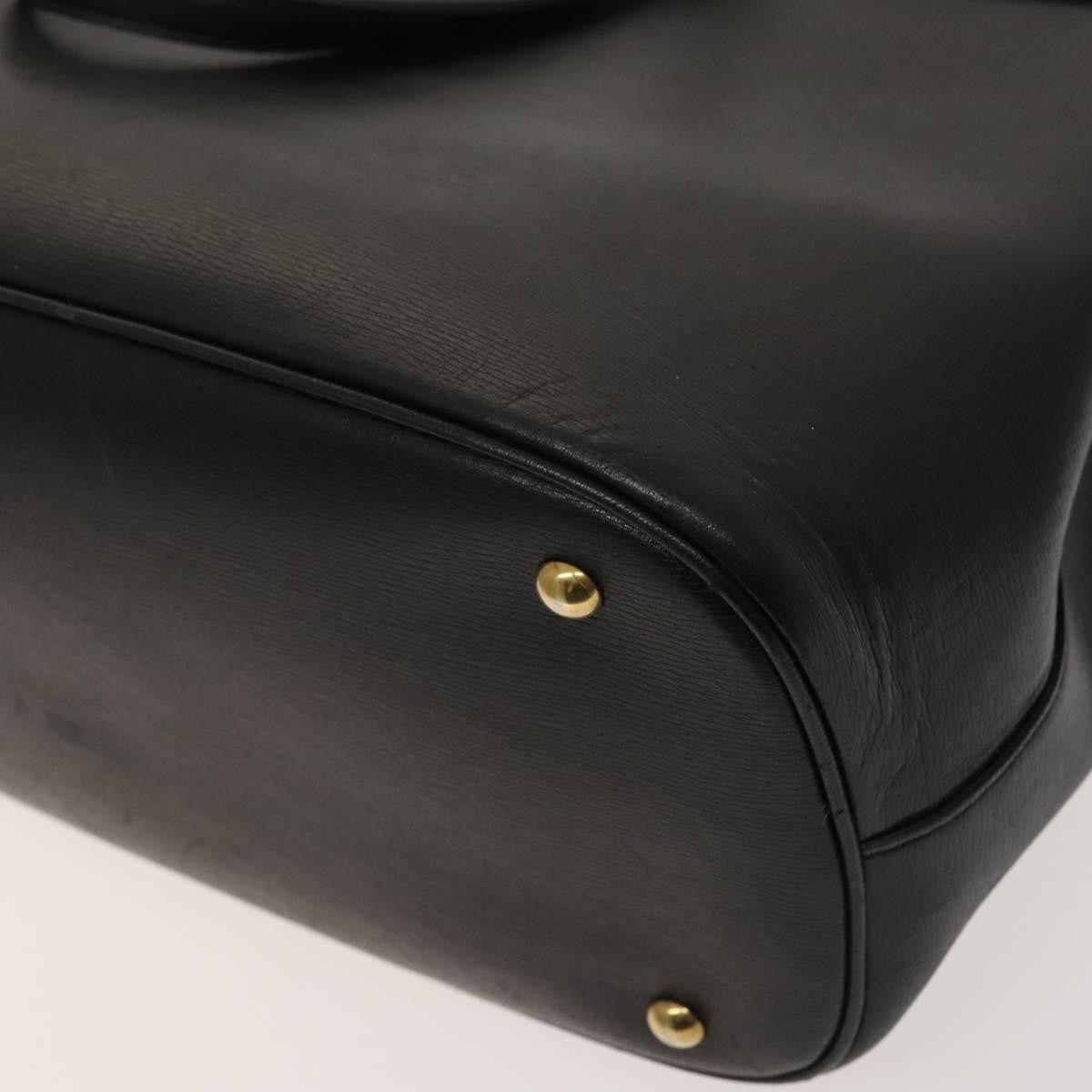 Gucci Bright Bit Convertible Tote Leather, BLACK, LEATHER, Handbag