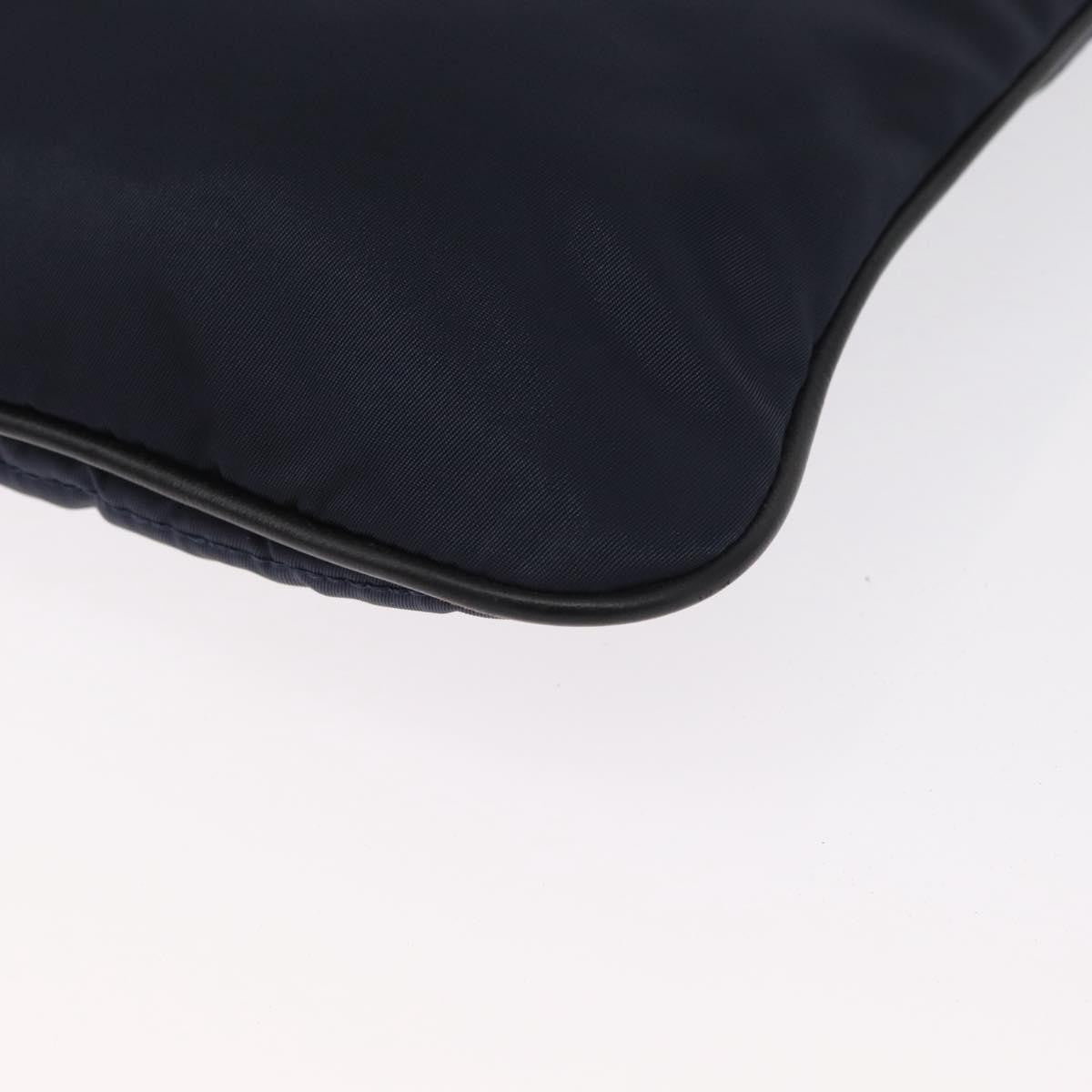 Versace Vintage Shoulder Bag Nylon, Navy, Nylon, Shoulder Bag