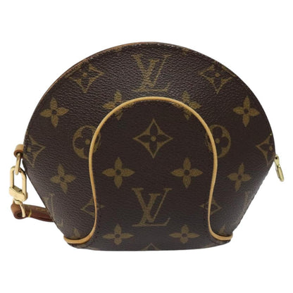 Louis Vuitton Ellipse Wristlet Clutch Monogram Canvas, BROWN, CANVAS, Clutche & pouche