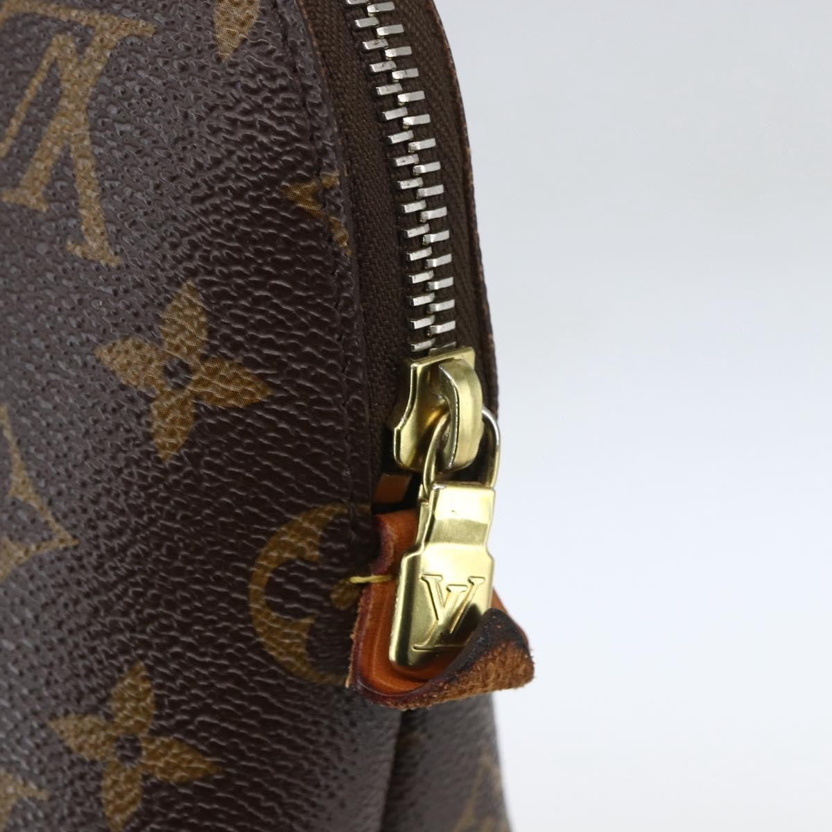 Louis Vuitton Cosmetic Pouch Monogram Canvas, BROWN, CANVAS, Clutche & pouche