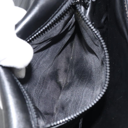 Celine Vintage Shoulder Bag Leather, BLACK, LEATHER, Shoulder bag