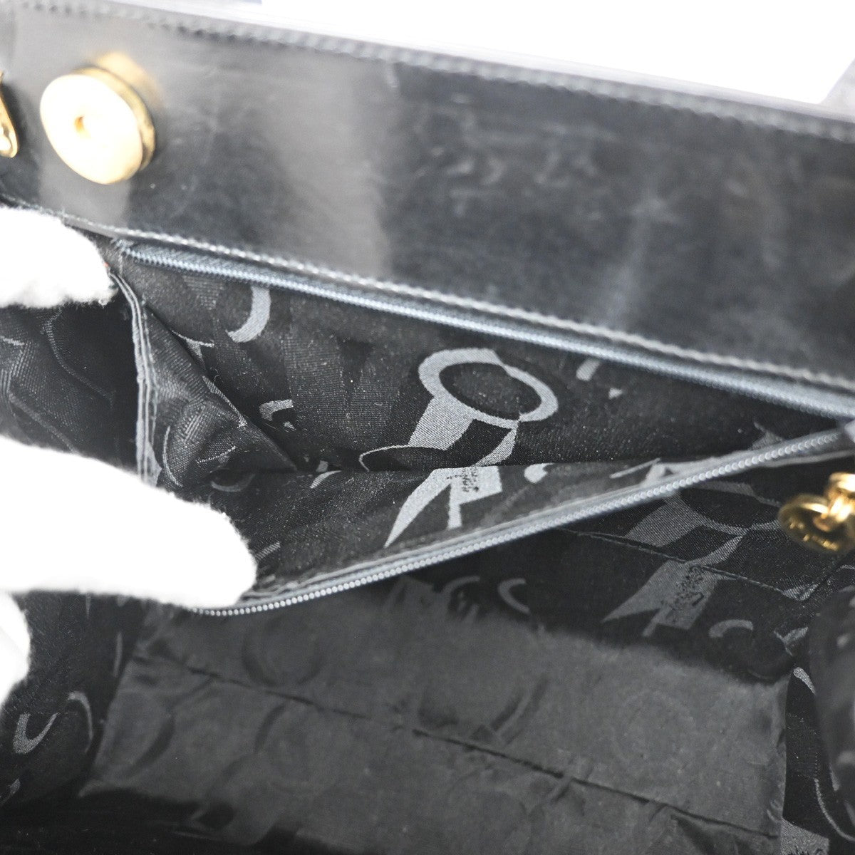 Salvatore Ferragamo Convertible Vara Bow Tote Leather, BLACK, LEATHER, Handbag