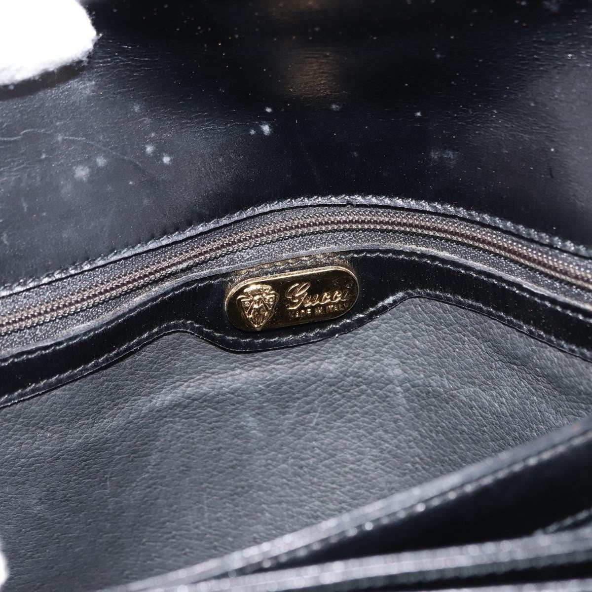 Gucci Shoulder bag black leather, BLACK, LEATHER, Shoulder bag