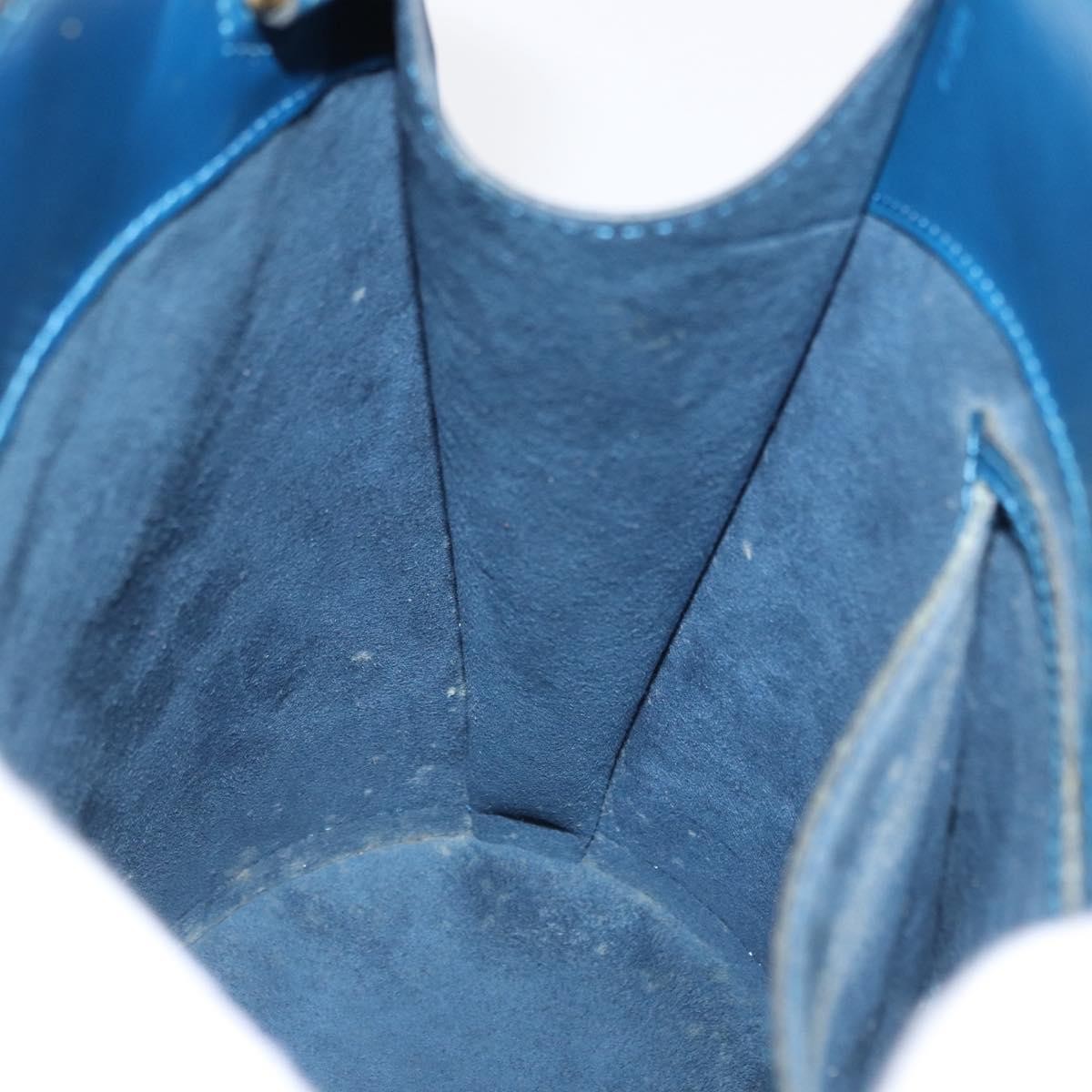 Louis Vuitton Cluny Shoulder Bag Epi Leather, BLUE, LEATHER, Shoulder bag
