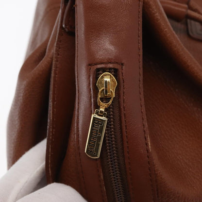 Burberry Vintage Shoulder Bag Leather, BROWN, LEATHER, Shoulder bag