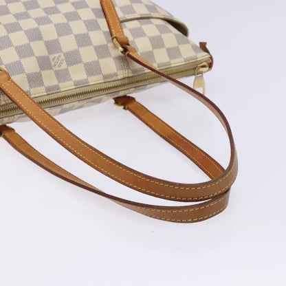 Louis Vuitton Totally Handbag Damier, WHITE, CANVAS, Tote bag
