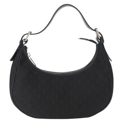 Celine Ava Bag Macadam canvas, BLACK, CANVAS, Handbag