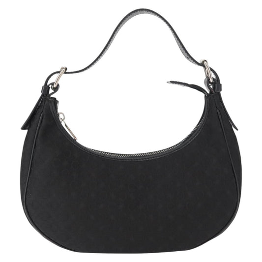 Celine Ava Bag Macadam canvas, BLACK, CANVAS, Handbag