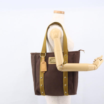 Louis Vuitton Antigua Tote Canvas, BROWN, CANVAS, Tote bag