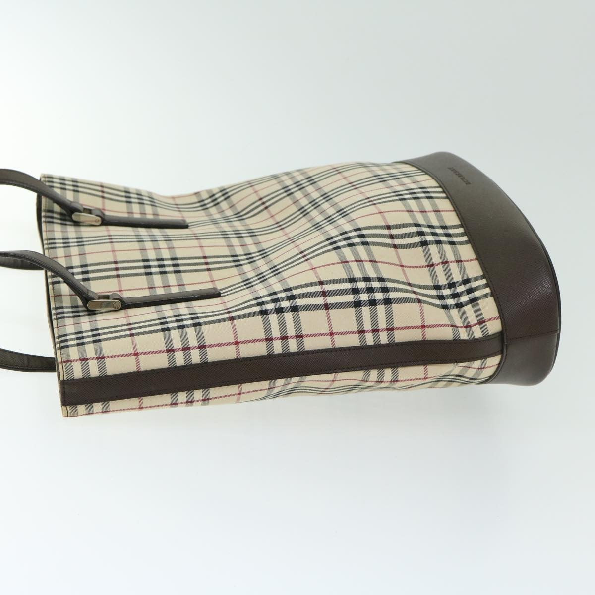 Burberry Nova Check Tote Nylon, BEIGE, NYLON, Tote bag