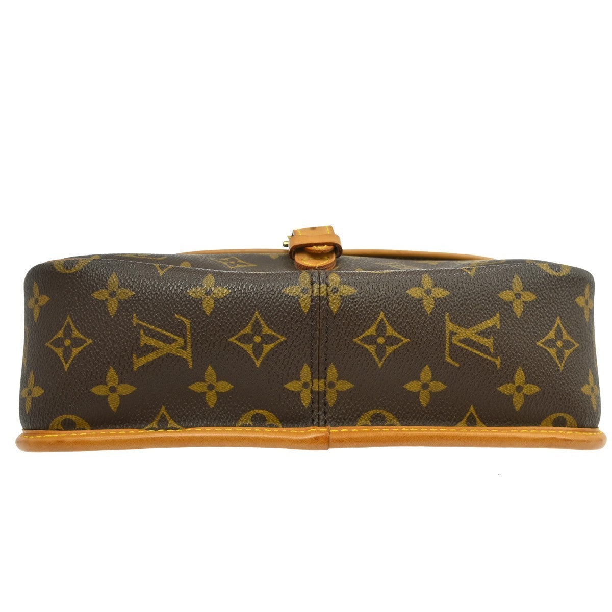 Louis Vuitton Sologne Handbag Monogram Canvas, Brown, Canvas, Shoulder Bag
