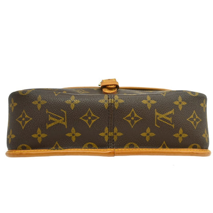 Louis Vuitton Sologne Handbag Monogram Canvas, Brown, Canvas, Shoulder Bag