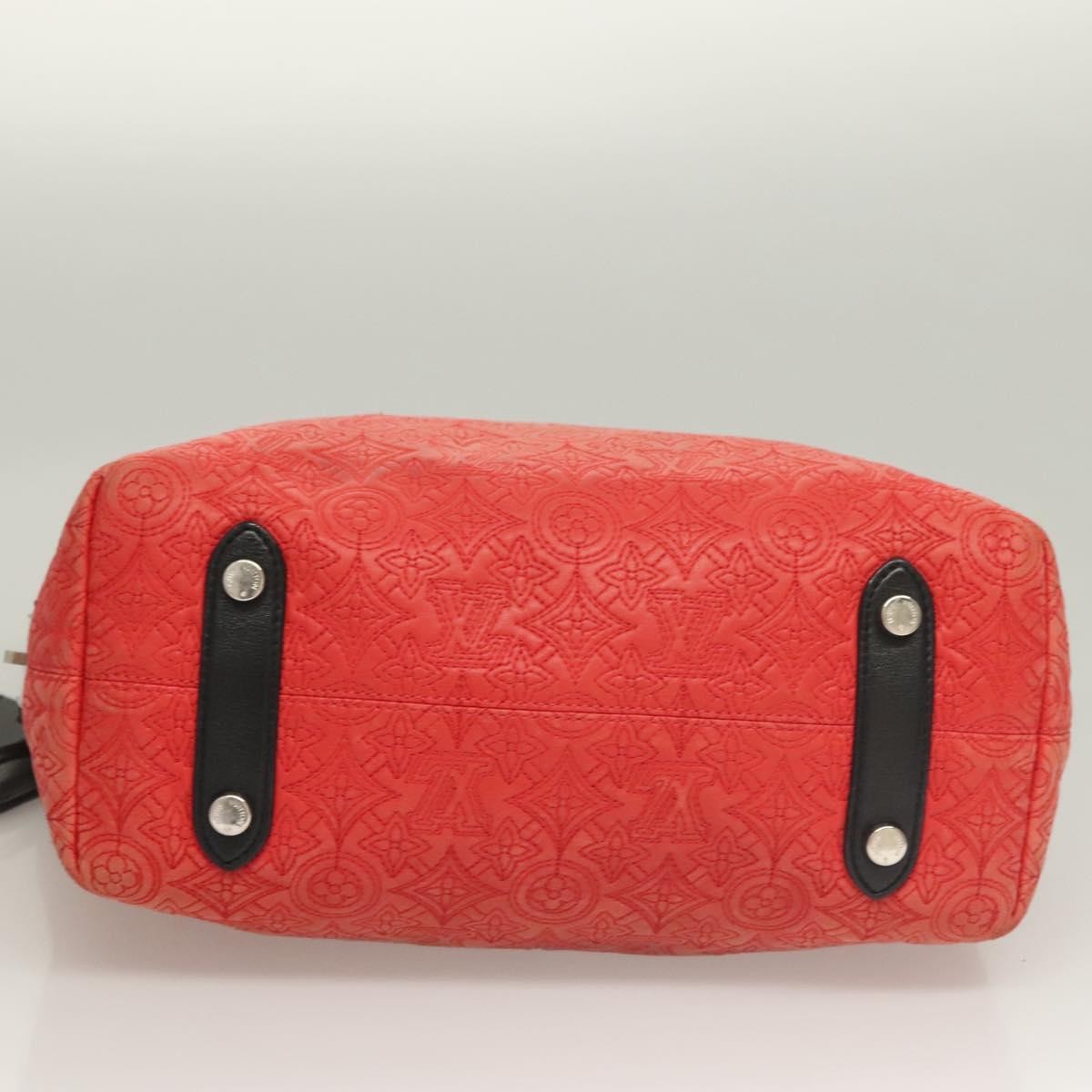 Louis Vuitton Antheia Hobo Leather, RED, LEATHER, Shoulder bag