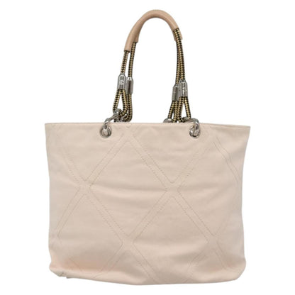 Chanel Vintage Cruise Line No.5 Tote Quilted Canvas, ECRU, CANVAS, Tote bag