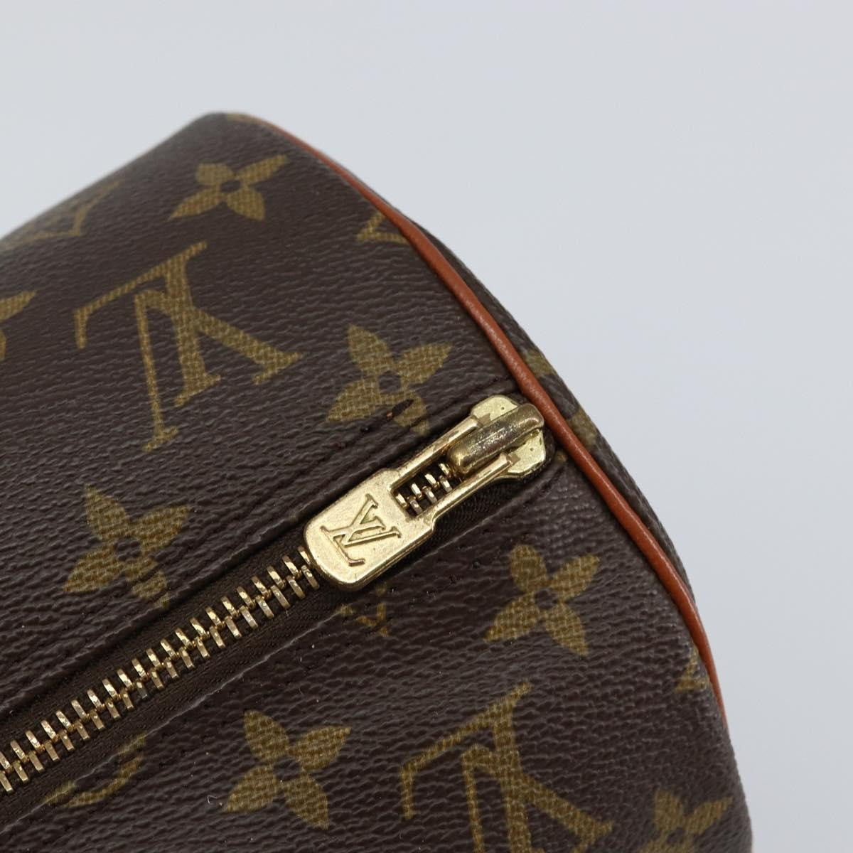 Louis Vuitton Papillon Handbag Monogram Canvas, BROWN, CANVAS, Handbag