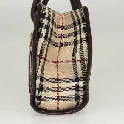 Burberry Nova Check Handbag Nova Check Canvas and leather, BEIGE, NYLON, Handbag