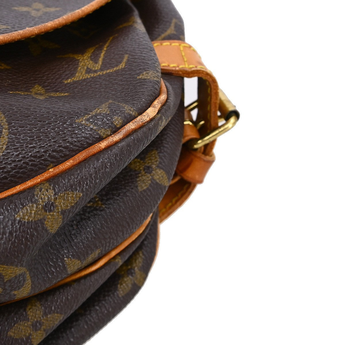 Louis Vuitton Saumur Handbag Monogram Canvas, Brown, Canvas, Shoulder Bag