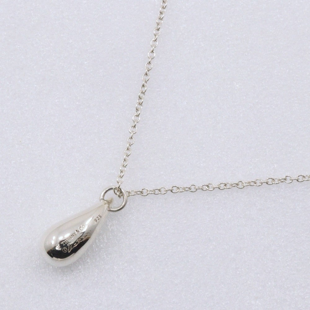 Tiffany & Co. Elsa Peretti Teardrop Pendant Necklace Sterling Silver, SILVER, SILVER, Necklace