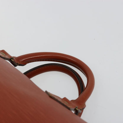 Louis Vuitton Speedy Handbag Epi Leather, Brown, Leather, Handbag