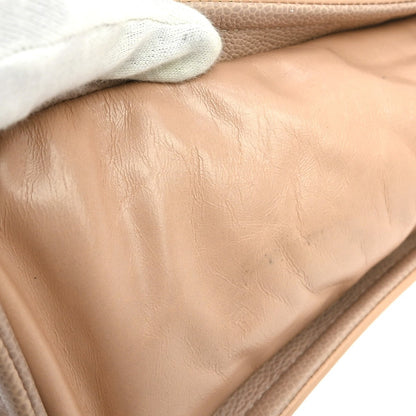 Chanel North South Deauville Tote Leather, Pink, Leather, Tote Bag