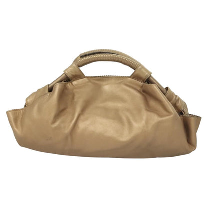 Loewe Anagram Logo Nappa Aire Hand Bag Leather, GOLD, LEATHER, Handbag