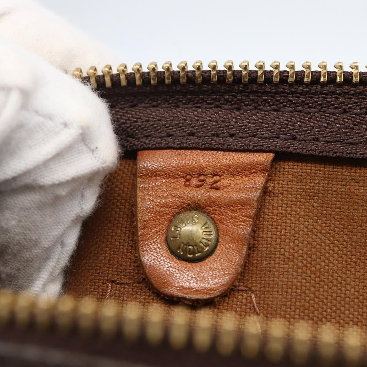 Louis Vuitton Speedy Handbag Monogram Canvas, BROWN, CANVAS, Handbag