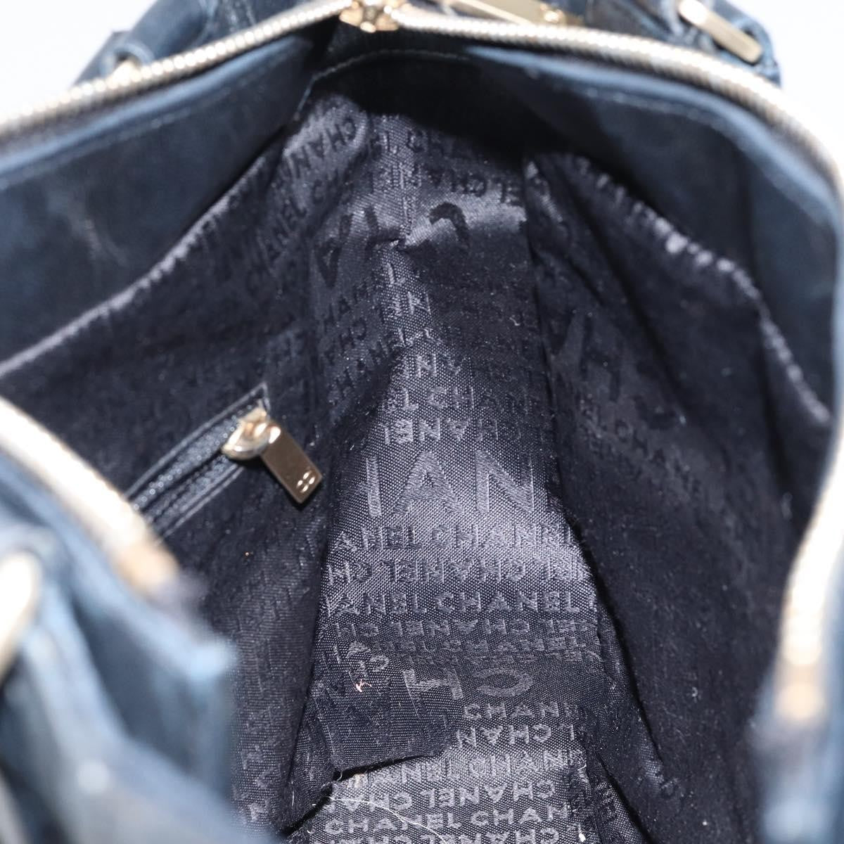 Chanel Chocolate Bar CC Tote Quilted Leather, BLACK, LEATHER, Tote bag