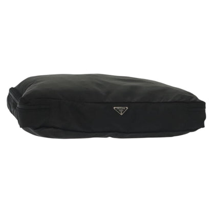 Prada Travel Pouch Tessuto, BLACK, NYLON, Clutche & pouche