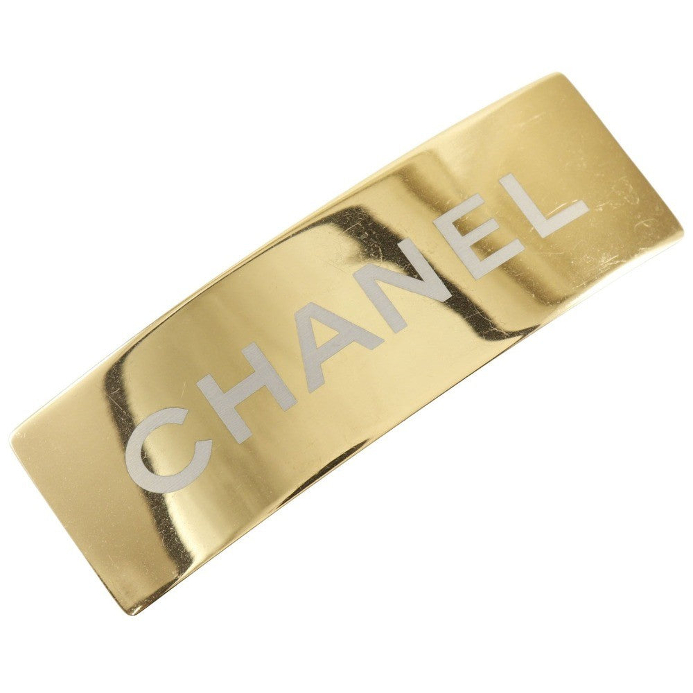 Chanel Barrettes Logo Chanel Plated Gold, GOLD, GOLD_PLATED, Jewelry set