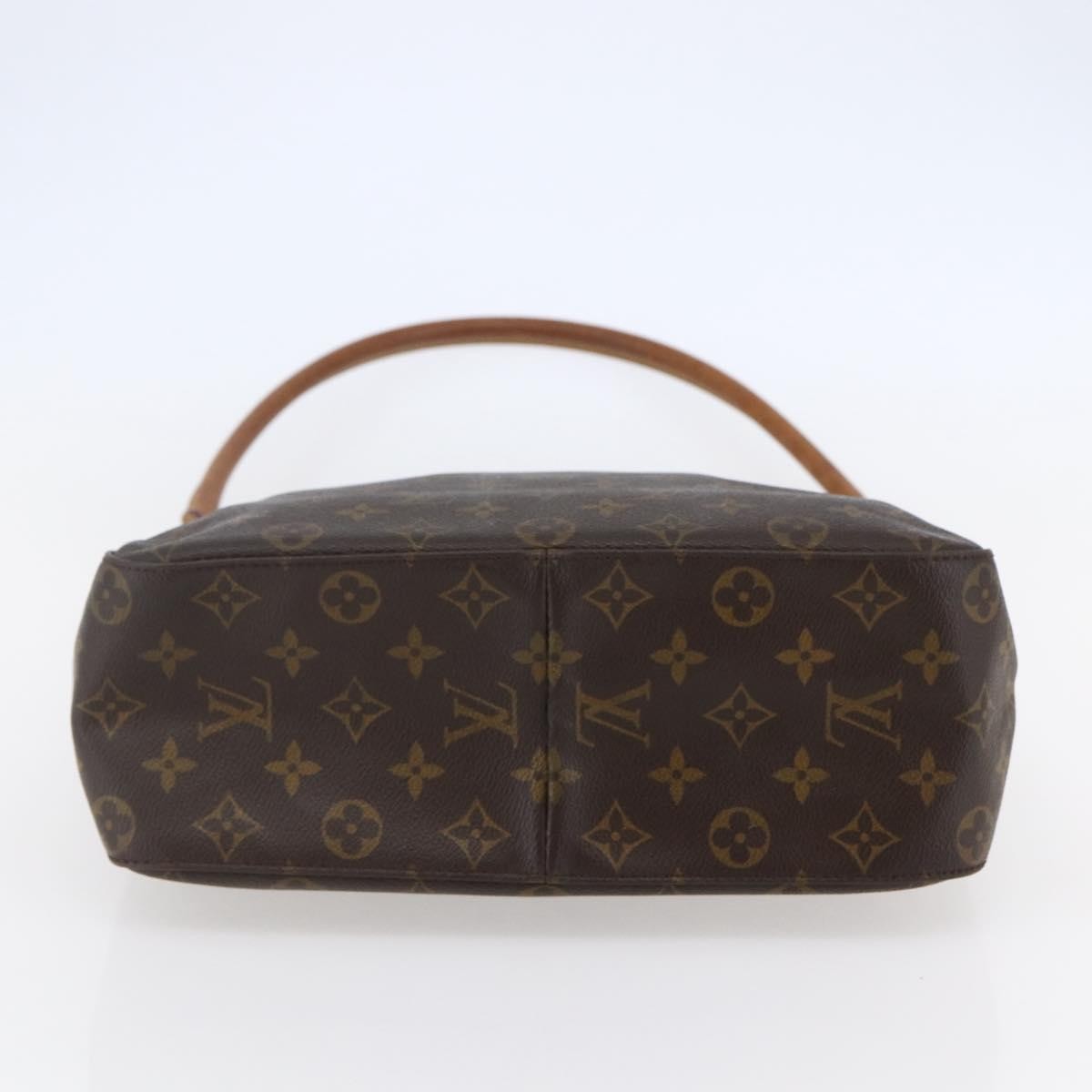 Louis Vuitton Looping Handbag Monogram Canvas, BROWN, CANVAS, Handbag
