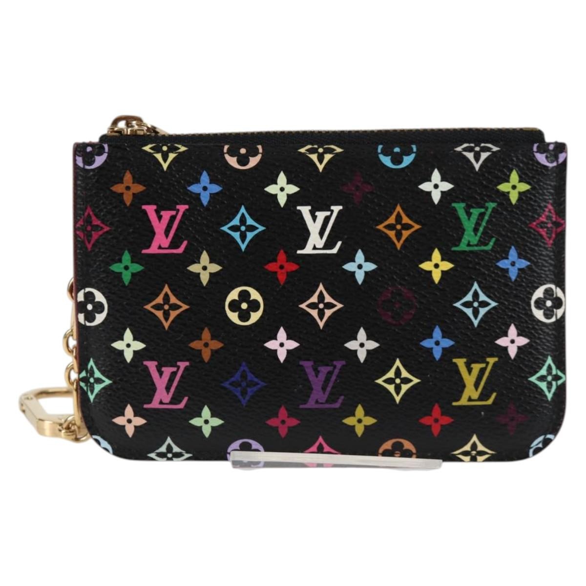 Louis Vuitton Pochette clés NM Monogram Multicolor Canvas, MULTICOLOUR, CANVAS, Wallets