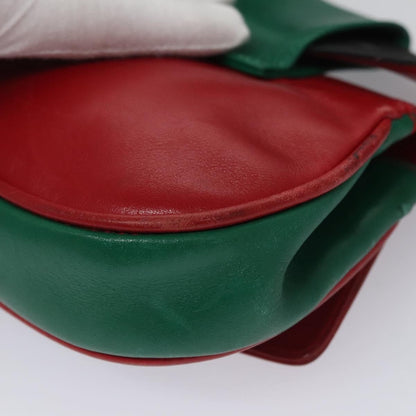 Salvatore Ferragamo Gancini waist bag Leather, RED, LEATHER, Clutche & pouche