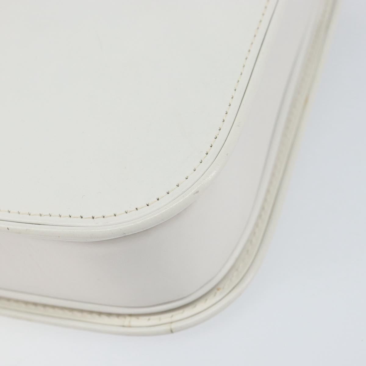 Gucci Vintage Handbag Leather, WHITE, LEATHER, Handbag