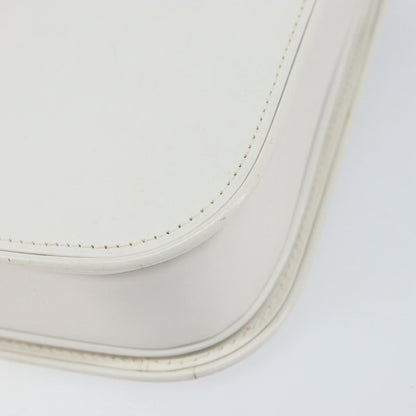 Gucci Vintage Handbag Leather, WHITE, LEATHER, Handbag