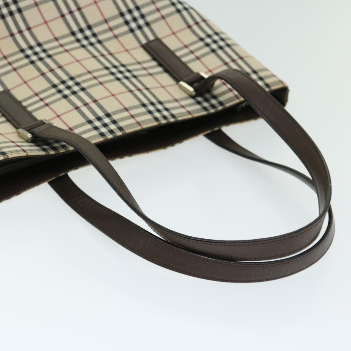 Burberry Nova Check Tote Nylon, BEIGE, NYLON, Tote bag