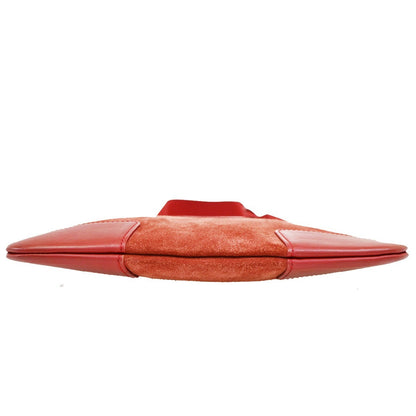Loewe Anagram Shoulder Bag Suede, RED, SUEDE, Shoulder bag