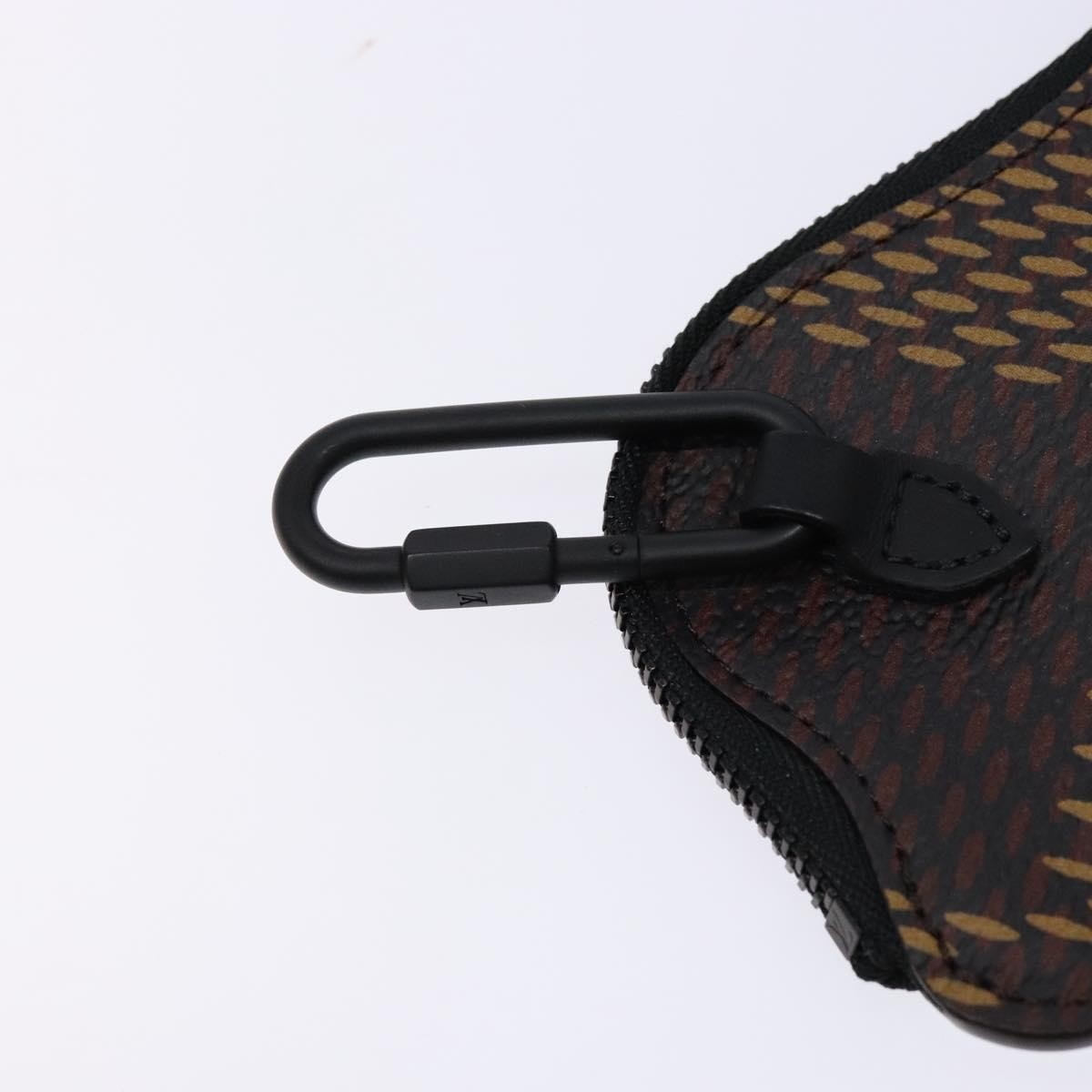 Louis Vuitton Nigo Duck Coin Holder Printed Leather and Limited Edition Giant Damier, BLACK, CANVAS, Wallets