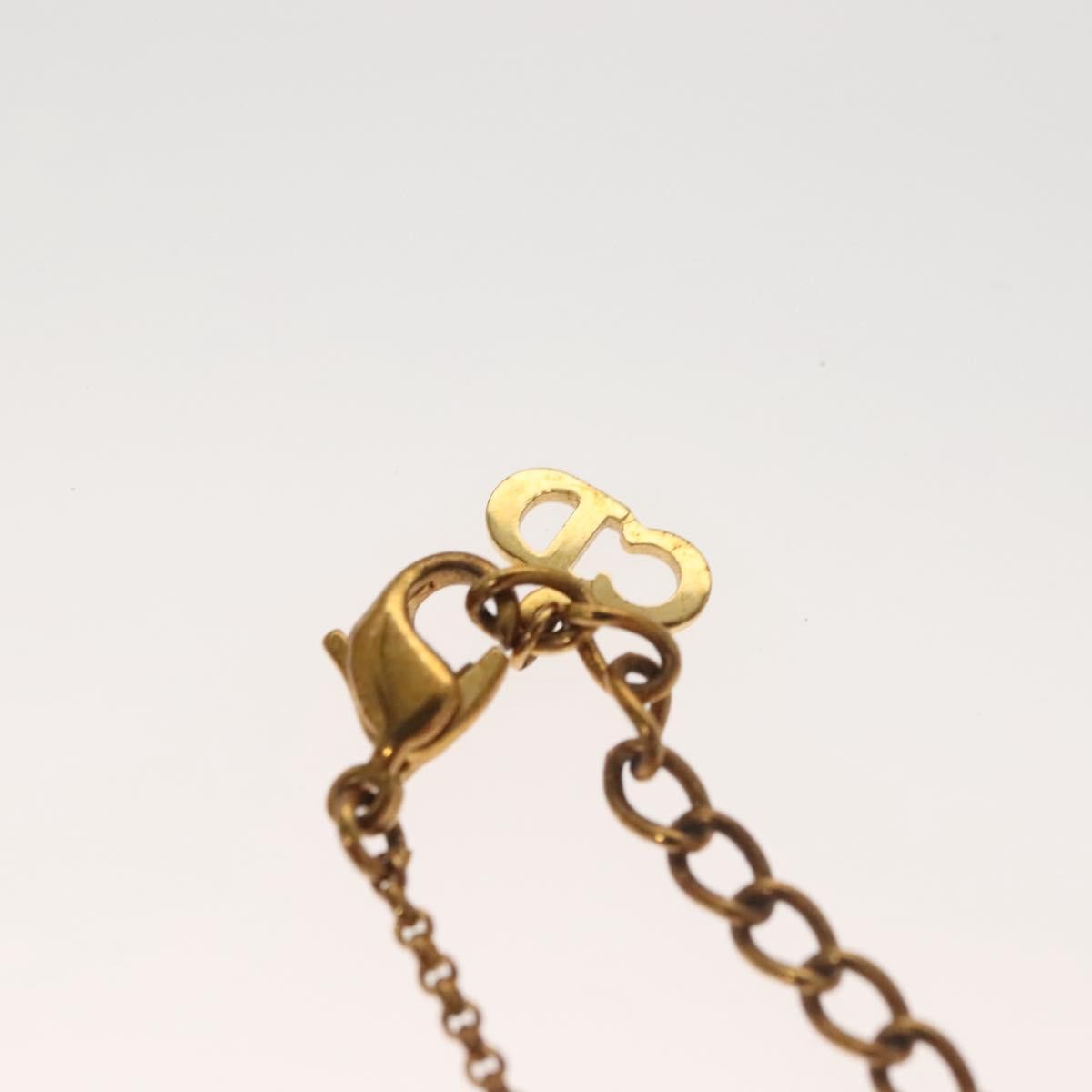 Christian Dior CD Pendant Necklace Gold-plated, GOLD, METAL, Necklace