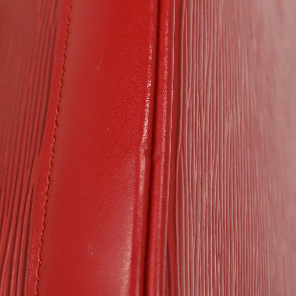 Louis Vuitton Alma Handbag Epi Leather, Red, Leather, Handbag
