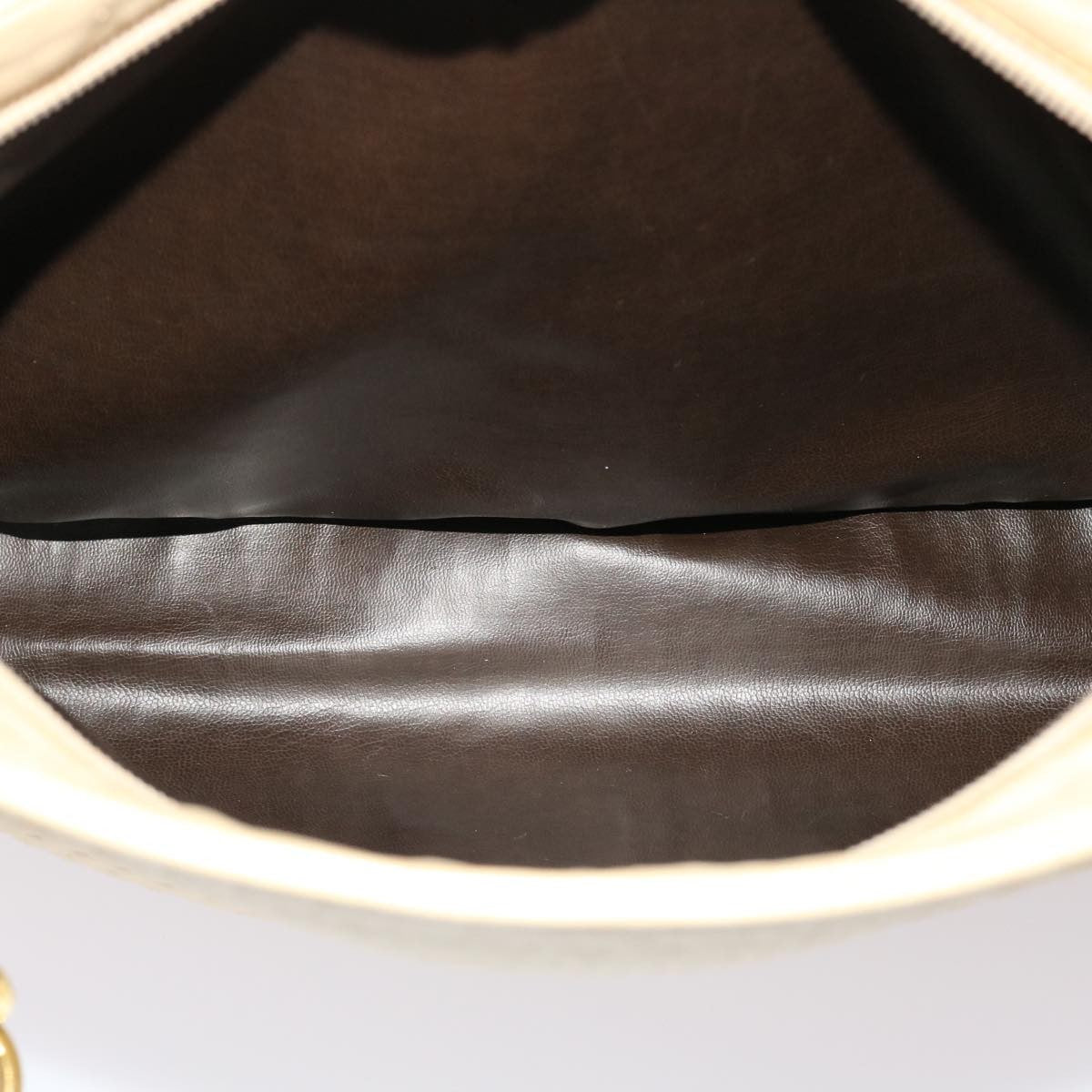 Bally Vintage Shoulder Bag Leather, BEIGE, LEATHER, Shoulder bag