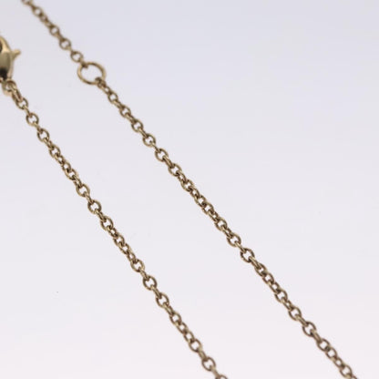 Christian Dior Vintage CD Pendant Necklace Metal with Crystals, GOLD, METAL, Bracelet