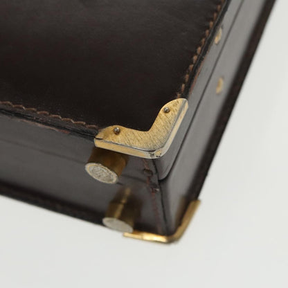 Loewe Anagram Business Leather, BROWN, LEATHER, Briefcase