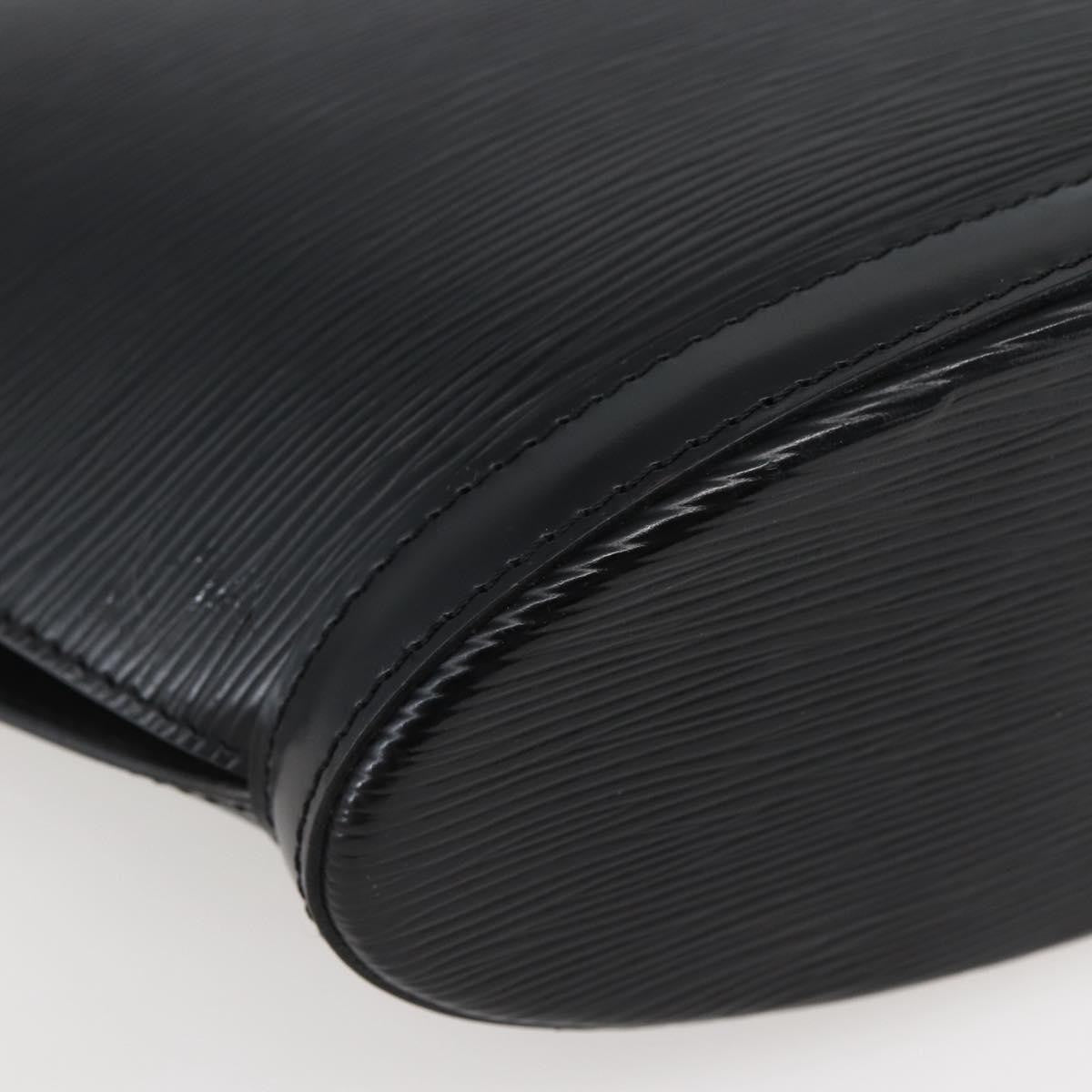 Louis Vuitton Saint Jacques Handbag Epi Leather, BLACK, LEATHER, Handbag