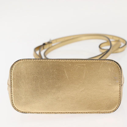 Gucci Dome Crossbody Bag Limited Edition Printed Leather, GOLD, LEATHER, Crossbody bag