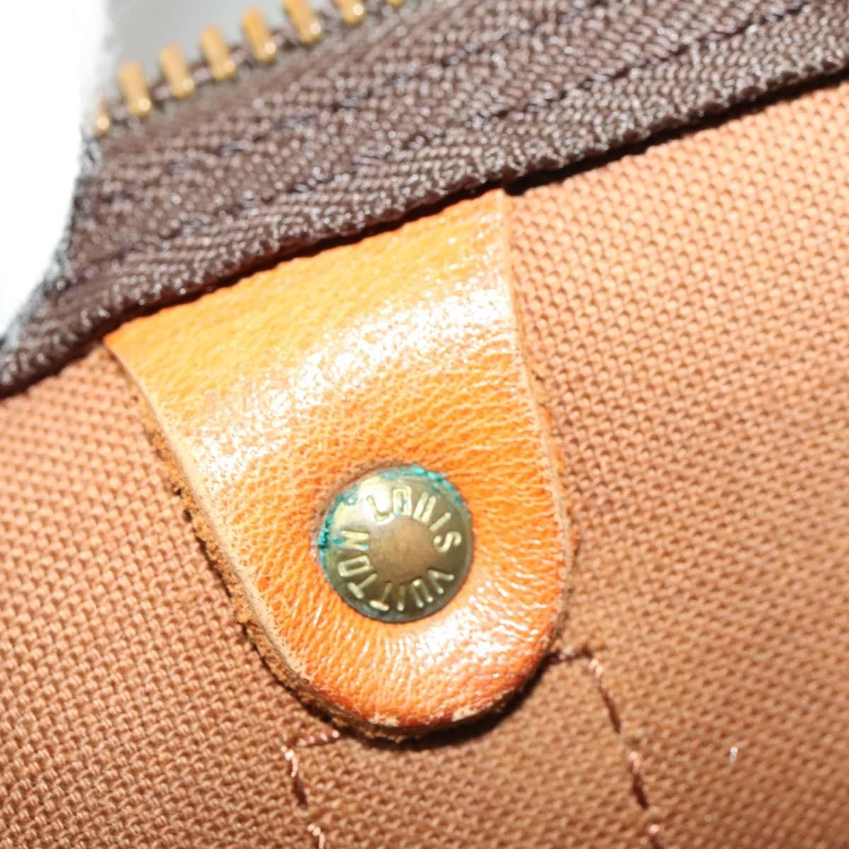 Louis Vuitton Keepall Bag Monogram Canvas, BROWN, CANVAS, Travel bag