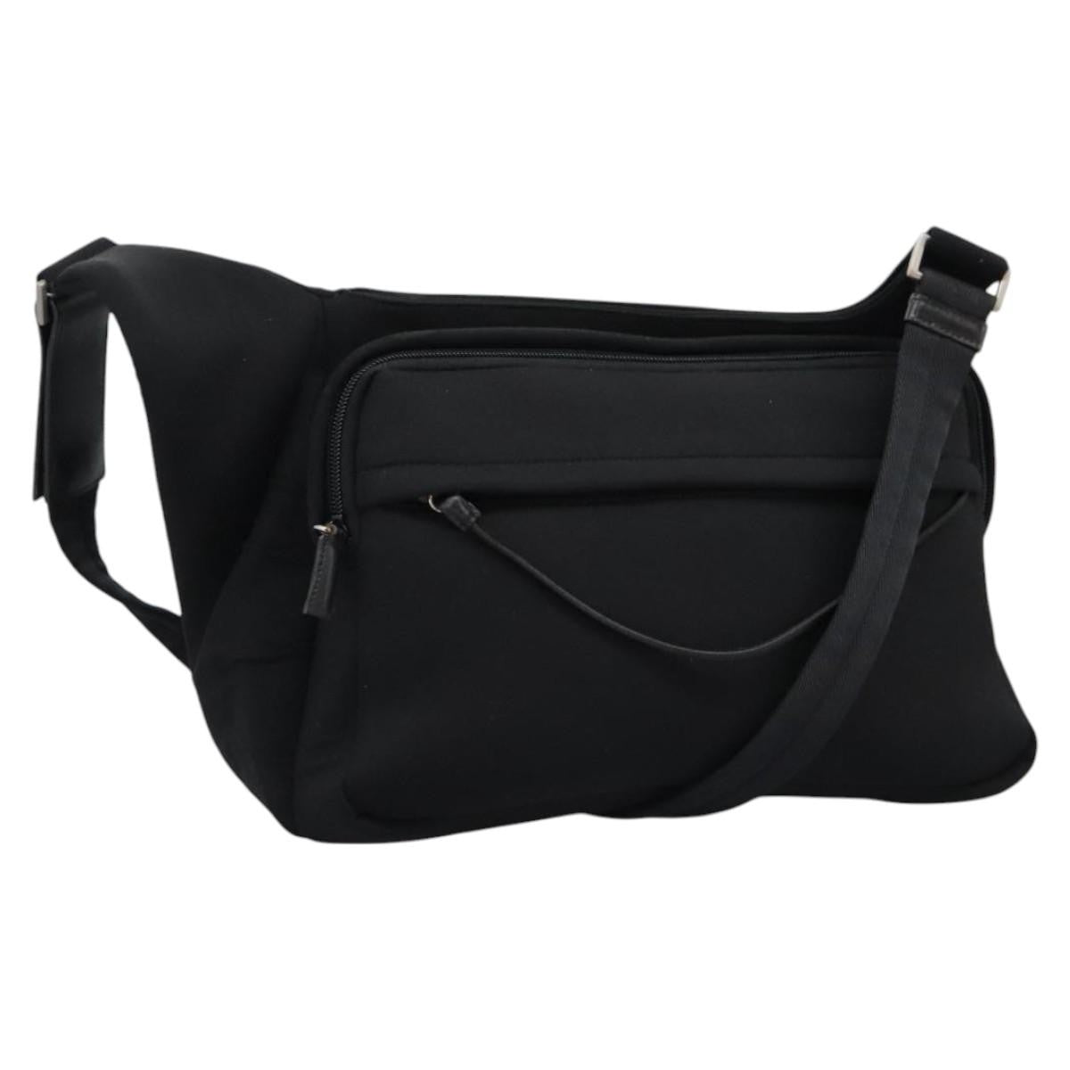 Prada Vintage Shoulder Bag Tessuto, BLACK, NYLON, Shoulder bag