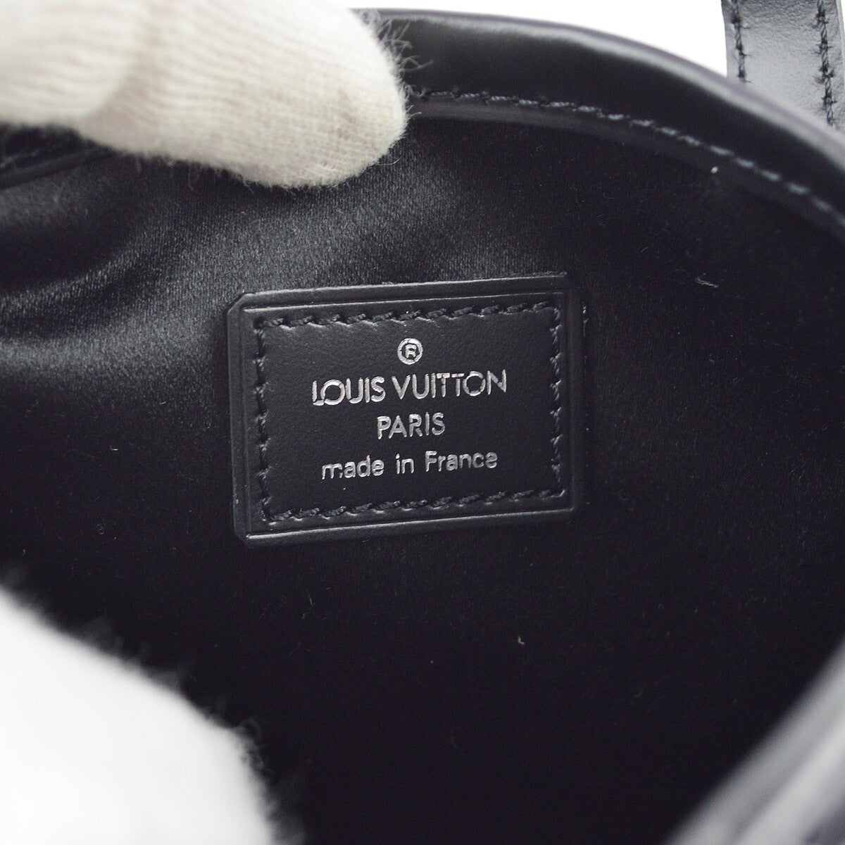 Louis Vuitton Bucket Bag Monogram Satin, BLACK, SATIN, Handbag