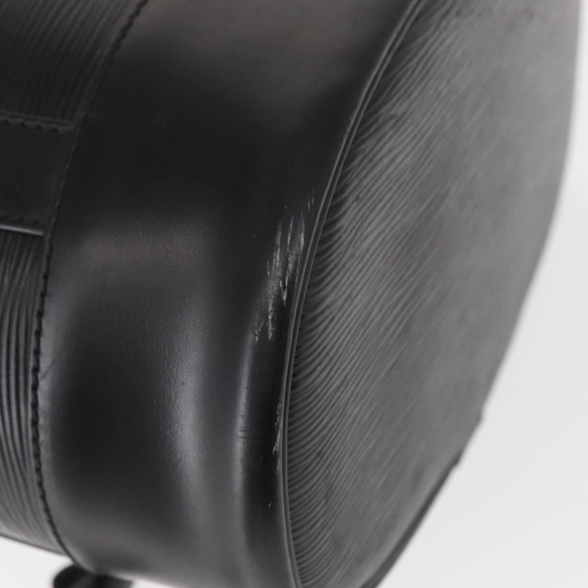 Louis Vuitton Randonnee Backpack Epi Leather, Black, Leather, Shoulder Bag